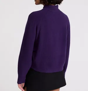 Merino-Blend Mock Neck Sweater thumbnail 3