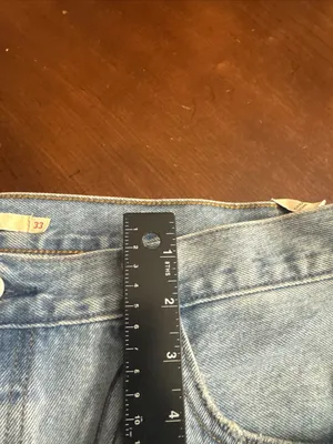 Levi's Mini Jeans Skirt Size 33 thumbnail 4