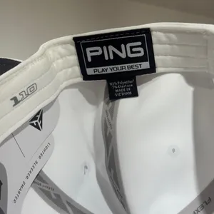 NEW PING W Performance Cap Womens OS White New Flexfit Delta Golf Hat‎ 37965-01 thumbnail 7