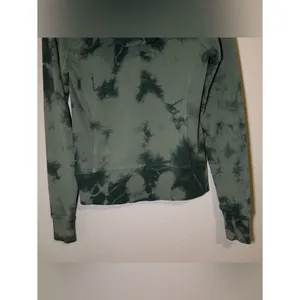 Lululemon Scuba Light Cotton Fleece Shibori Green Full Zip Hoodie Women’s Size 4 thumbnail 9