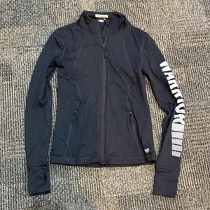 Forever 21 Black Utility Jacket with White Lettering thumbnail 1