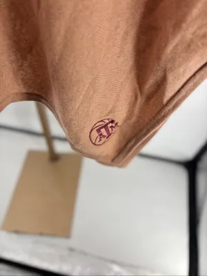 Peter Millar Texas A&M Essential Cashmere Poncho Camel NWOT thumbnail 4