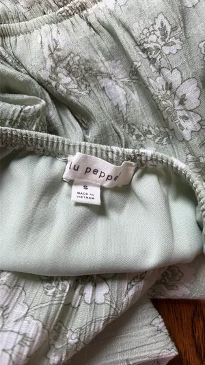 Blu Pepper green dress thumbnail 4