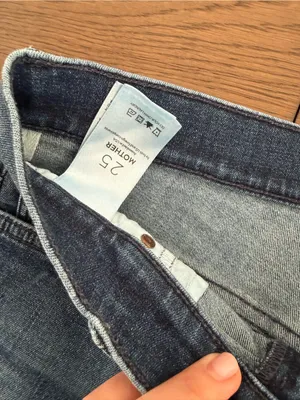 MOTHER Women's Cropped Jeans in Medium Blue Size 25 thumbnail 3