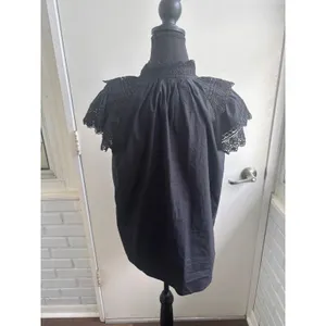 Bohme Mina Tassel‎ Blouse small boho layered minimalist cottagecore lace thumbnail 5
