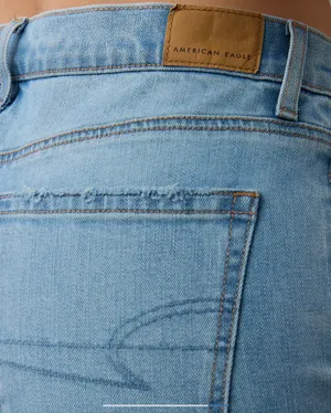 American Eagle Outfitters High-Waisted Stovepipe Cuffed Jeans thumbnail 6
