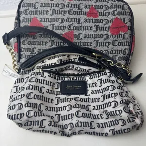 VTG Vibe Juicy Couture Heart Monogram Shoulder Bag Goth Y2K 90s Grunge McBling thumbnail 7