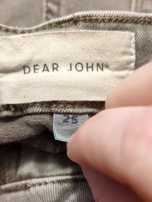 Dear John Rootbeer Blair Straight Jeans Size 25 thumbnail 4