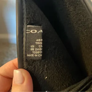 Coach Black Women's Knee-High Rain Boots size 8 flawed thumbnail 5