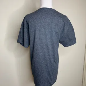 Disney Gray Mickey Mouse Metallic Silver Graphic Tee T Shirt Sz Medium thumbnail 7