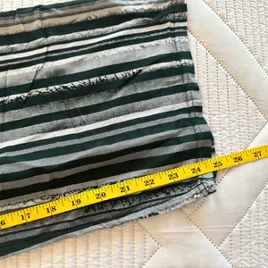 Striped Wide Leg Pants Black thumbnail 6