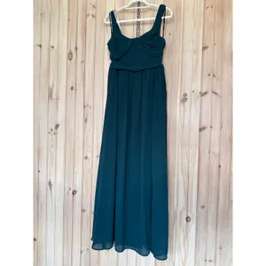 NWT Lulus Sensational Moment Emerald Green Pleated Maxi Dress Bridesmaid Gala XL thumbnail 2