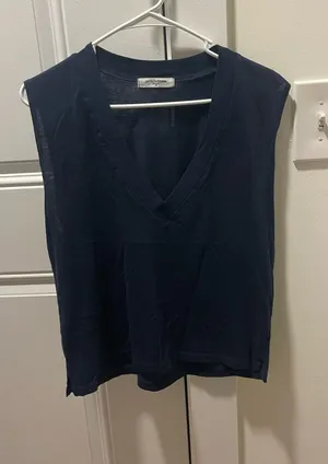 Perfect White Tee Tank Blue thumbnail 1