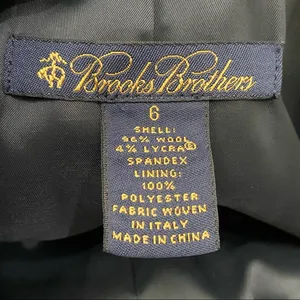 Brooks Brothers Navy Wool Blend 3- Button Women’s Blazer Size 6 thumbnail 11