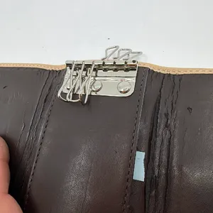 Coach Signature C 6-Ring Brown Coated Canvas Key Case thumbnail 6