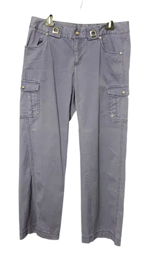 Athleta Cargo Pants Women's Blue Straight Leg Cargo‎ Pants, 12 thumbnail 1
