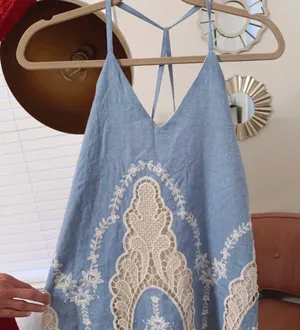 Revolve Chambray Dress thumbnail 3