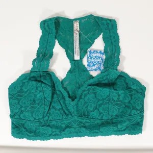 NWT Size S Free People Racerback Bralette Green Gallon Unlined Bralette thumbnail 7