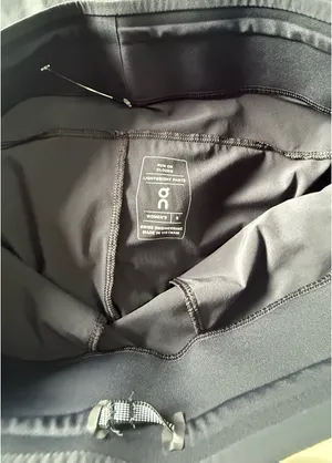 On Running Women's Lightweight Pants Black Size S - Elastic Waist Ankle Zip thumbnail 13