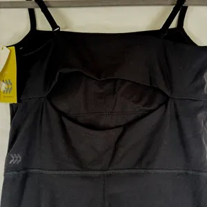 All In Motion Womens Everyday Soft Bodysuit Black Yoga Jumpsuit UPF 50+ X-Small‎ thumbnail 3