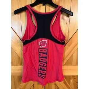 5th & Ocean Tank Top Wisconsin Badgers Size Small (2657) thumbnail 5