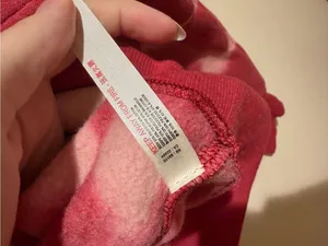 Free People Movement Pink Believer Lace Up Cropped Pullover Hoodie Sweatshirt XS thumbnail 11