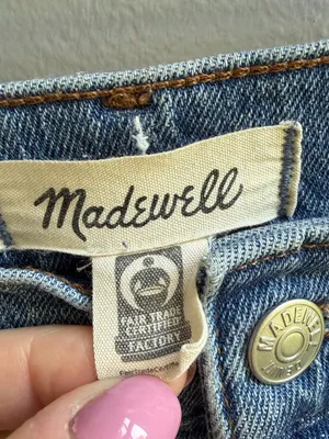Madewell The '90s Straight Jean Medium Blue Wash Size 27 High Rise Jeans thumbnail 5