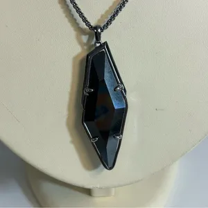 Kendra Scott Beatrice Necklace in‎ Hematite thumbnail 3