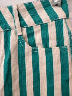 Free People The Tiny Big Sister Striped Berta Long Jeans, Size XS/EU 34 thumbnail 9