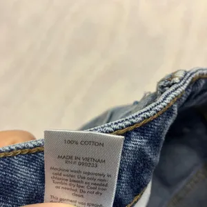 PacSun Distressed Denim Jeans Womens Blue High Rise Straight Leg Cotton‎ thumbnail 7