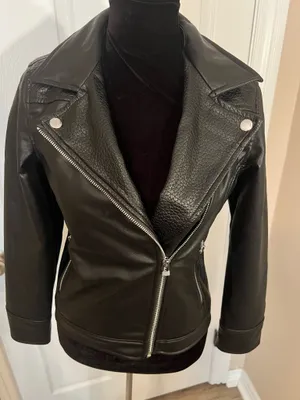 Art Class Girls faux leather biker jacket thumbnail 2