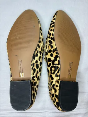 STEVEN by Steve Madden Hollie-L Leopard Haircalf Loafers Flats 7.5 thumbnail 5