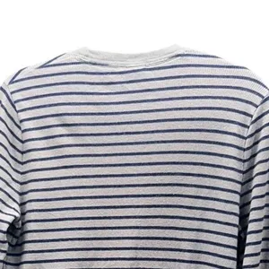Y2K Waffle Knit Thermal‎ Top Gray Medium thumbnail 4