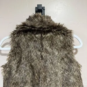 Altar’d State Brown Faux Fur Vest thumbnail 5