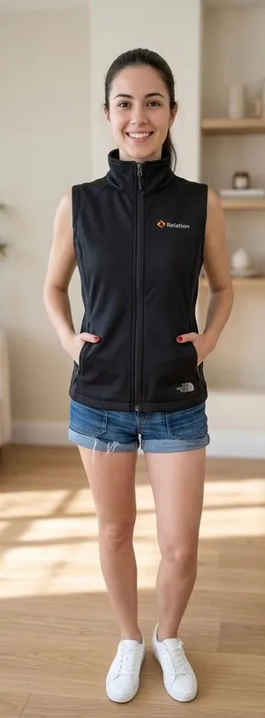 The‎ North Face Women's Black Softshell Vest thumbnail 1