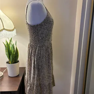 Japna Black and Cream Spaghetti Strap Mini Dress Size M thumbnail 5