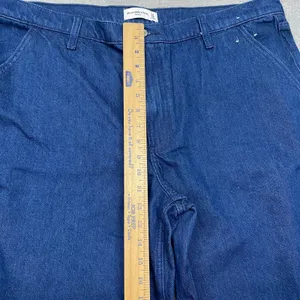 Abercrombie & Fitch Jeans Womens 34 Blue Wide Leg Mid Rise Baggy Streetwear 18 thumbnail 3