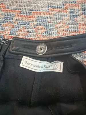 Black Leather Dress Abercrombie thumbnail 2