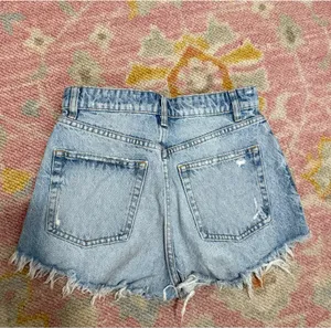 ZARA Light Blue Denim Shorts thumbnail 2