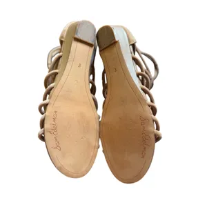 Sam Edelman Elowen Tan Suede Strappy Gladiator Wedge Sandals Womens 8M EUR 38 thumbnail 6