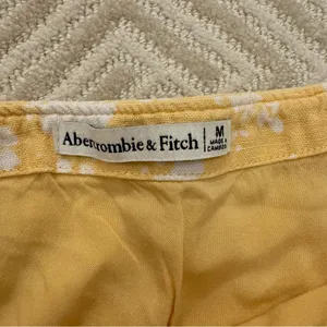 Abercrombie Yellow Floral Linen Skirt thumbnail 4