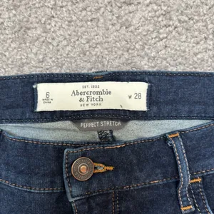 Abercrombie & Fitch Dark Indigo Perfect Stretch Skinny Jeans thumbnail 3