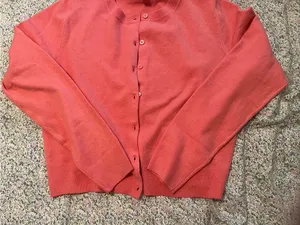 NWT Coral Pink Button thumbnail 2