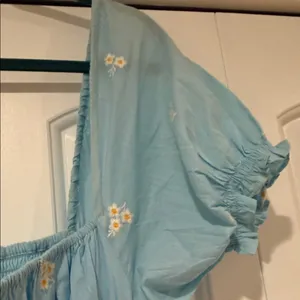 Cleobella Belinda Light Blue Mini‎ Dress large thumbnail 6