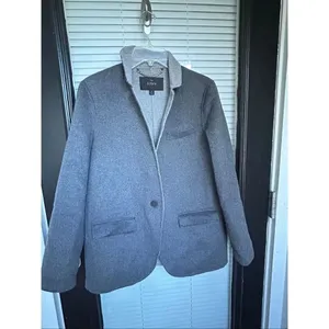 JCrew Leighton Wool Blend Light Gray Blazer Size 2 Office Career thumbnail 9