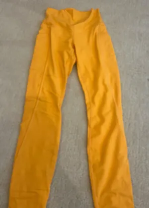 Orange Lululemon Leggings thumbnail 2