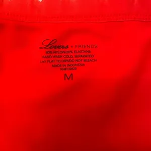 Lovers And Friends‎ Adrift Swim Bikini Bottom in Fiery Red Sz M thumbnail 5