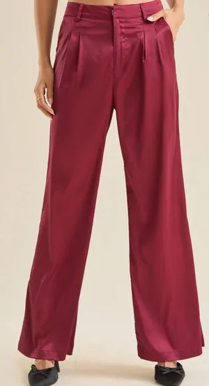 Altard State Satin Flowy Pants thumbnail 2