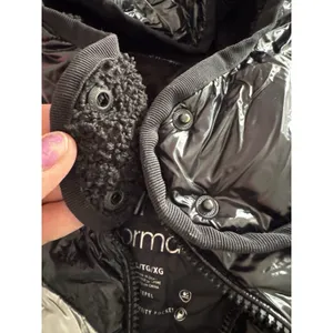 Calvin Klein Performance Puffer Vest Black Silver Chevron Quilted Women's XL thumbnail 5