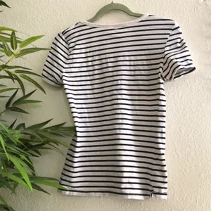 H&M black white striped shirt. thumbnail 2